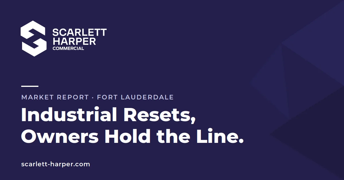 Fort Lauderdale industrial market report